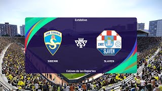 Šibenik vs Slaven 16112024 Croatia Cup PES 2021 [upl. by Nidraj]