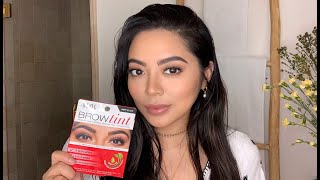 Ardell Brow Tint Tutorial  Vegan Ammoniafree Dye  Brows that last up to 2 weeks [upl. by Barbabas423]