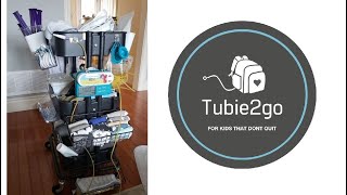 Tubie2go  Replacing the IV Pole Rolling Utility Cart [upl. by Imar]