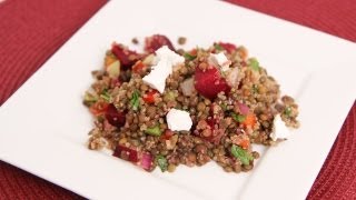 Lentil amp Quinoa Salad Recipe  Laura Vitale  Laura in the Kitchen Episode 630 [upl. by Edieh]