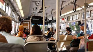 Muni Heritage Weekend A Ride on the Neoplan 092124 [upl. by Deyas]