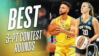 Steph Curry amp Sabrina Ionescu BEST 3Point Contest Rounds 🔥🏆 [upl. by Cogan]