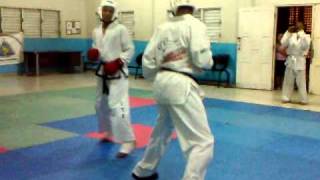 Alexis Hidalgo Taekwondo 2010 UTI ITF Jordany Vs Alexis SIEPONLINE [upl. by Lahcsap584]