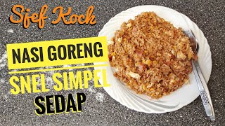 Nasi Goreng Maken  Nasi Goreng Recept  Zelf Nasi Maken  Gebakken Rijst  Indische Keuken [upl. by Eux]