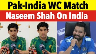 Naseem Shah on Pak  Bahart Takra In Wt20  Naseem wanted to win the world cup  Sub Sports tv [upl. by Lienaj]