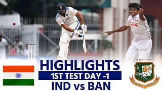 IND vs BAN DAY 1 Highlights India vs Bangladesh 1st Test Highlights R Ashwin MATCH HIGHLIGHTS [upl. by Adnot40]