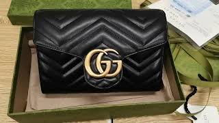 Unboxing Gucci Marmont Matelassé Mini Bag from Startreebagstartree unboxing shorts [upl. by Ennoryt301]