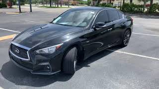 2018 Infinity Q50 Red Sport 400 AWD ReviewPOV Test Drive Very Fast 🔥🔥🔥 [upl. by Ahsenak]