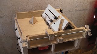 Homemade Table Saw Sledge  Part 4  Jig to build Tetrahedrons and Pyramids [upl. by Ulises]