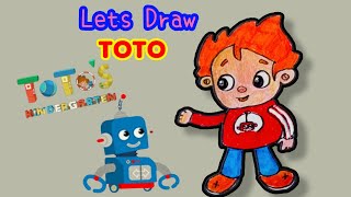 How to Draw ToTo BabyTV [upl. by Chelton]