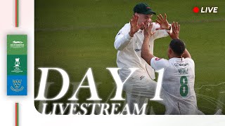 LIVE  Leicestershire CCC v Sussex  County Championship Day One [upl. by Drusy]