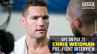 Chris Weidman Promises Banner Performance at FOX 25 ‘I Can’t Get Beat Up on Long Island’ [upl. by Annuaerb121]