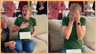 Couple Expecting Triplets Surprise Family And Friends [upl. by Naahsar87]