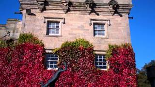 Autumn Courtyard Floors Castle Borders Of Scotland [upl. by Berkie]