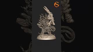 3d printable STL miniatures  Shambling Mounds and Corrupted miniature dnd tabletop shorts mi [upl. by Artemisa]