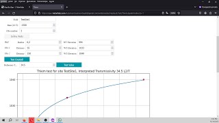 Thiem steadystate solution for confined aquifers in Aquifer App  Tutorial [upl. by Damarra]