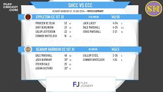 Seaham Harbour CC 1st XI v Eppleton CC 1st XI [upl. by Shannan]