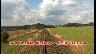 Trať 041 Hradec Králové  Turnov [upl. by Hsiekal]