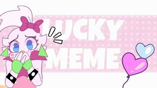 LUCKY LUCKY  ANIMATION MEME quotGLAM ROCK CHICAquot [upl. by Neruat]