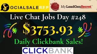 Clickbank Affiliate Marketing For Beginners  Social Sale Rep Day 248 [upl. by Atiker884]