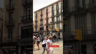 Rambla street Barcelona  shorts [upl. by Simsar]