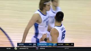 Creighton vs Xavier Highlights BIGEASThoops [upl. by Ardel]