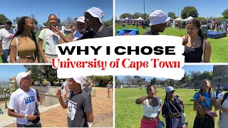 WHY I CHOSE UCT  UNIVERSITY OF CAPE TOWN [upl. by Dygall]