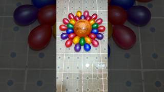 asmr various water colors balloons  HBD balloon and 28mini rainbows balloon pop reverse balloon [upl. by Aihseya]