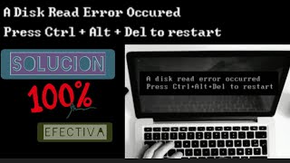 a disk error occurred press ctrlaltdel to restart varias causas soluciones con explicación [upl. by Ginzburg]