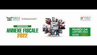 PRESENTATION ANNEXE FISCALE 2022 [upl. by Ecyla]