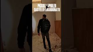 CASTELLO INFESTATO 👻 SPOILER abbandonato paranormal castello horror urbex creepy [upl. by Kolodgie]