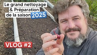 VLOG 2️⃣ Nettoyage et Plantation de lail et de loignon [upl. by Enirol]