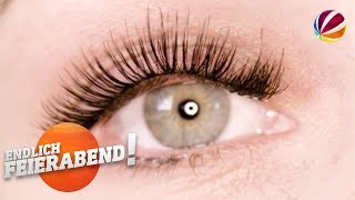 Im Test Welcher WimpernTrend funktioniert wirklich  Endlich Feierabend  SAT1 TV [upl. by Ernaline]