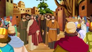 Bible stories for kids  Zacchaeus  Jesus Cartoon Animation in German [upl. by Oer461]