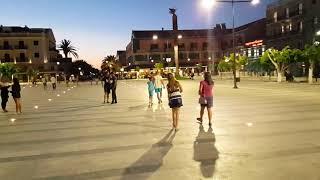 ARGOSTOLI KEFALONIA  a Beautiful City Square at Night [upl. by Aliahs]