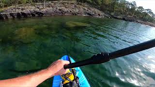 SUP paddling trip to an Island in Vättern Sweden Crystal clear water 092024 [upl. by Dreyer615]