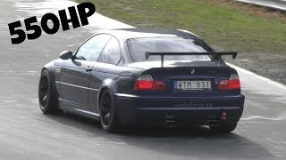 550HP Supercharged BMW M3 E46 on the Nürburgring [upl. by Leerzej]