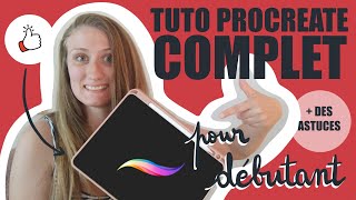 TUTO PROCREATE COMPLET  ASTUCES  pour débutant [upl. by Struve]