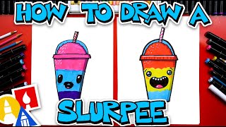 How To Draw A Slurpee From 711 [upl. by Yhtak]