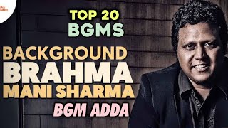 tollywood manisharma Manisharma Top 20 BGMS  Bgm adda  Cool Bgms  Rıngtones [upl. by Llecrep]