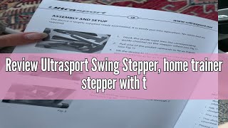 Review Ultrasport Swing Stepper home trainer stepper with training computer updown stepper for be [upl. by Hgielime837]