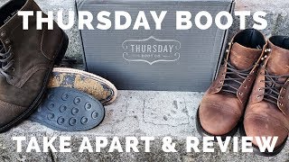 REVIEW Thursday Boot Captain  Boots are Taken Apart and Reviewed [upl. by Inacana]