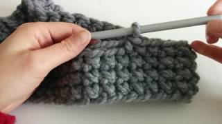 How to crochet Cross Stitch Single Crochet [upl. by Patricia]