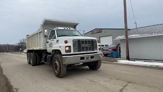 BigIron Online Auction 312023 HT7432 2002 GMC C8500 TA Dump Truck [upl. by Nyliram]