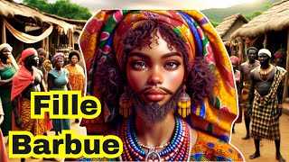 Tout le monde se moque de la fille parce quelle a une longue barbe  Conte Africain [upl. by Nohsreg]