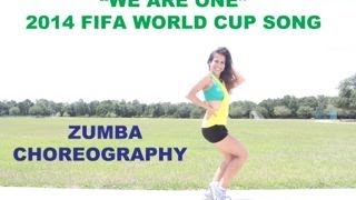 We are one Ole Ola  Pitbull  The Official 2014 FIFA World Cup Song  Zumba Choreography [upl. by Placida]