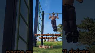 Tractions mais je retire des doigts à chaque traction workout calisthenics [upl. by Min]