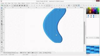 Machine Embroidery Digitizing  Embird Studio  Parameters of Plain Fill  Part 1 [upl. by Eileen]