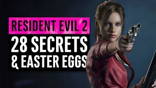 Resident Evil 2  28 Secrets and Easter Eggs [upl. by Therron]