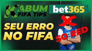 VOCÊ COMETE ESSE ERRO NO FIFA NA BET365 [upl. by Jacobine]